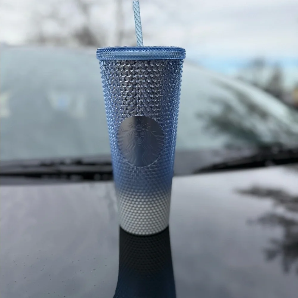 Starbucks Blue Gradient Studded Tumbler🩵💙 - Picture 1 of 4
